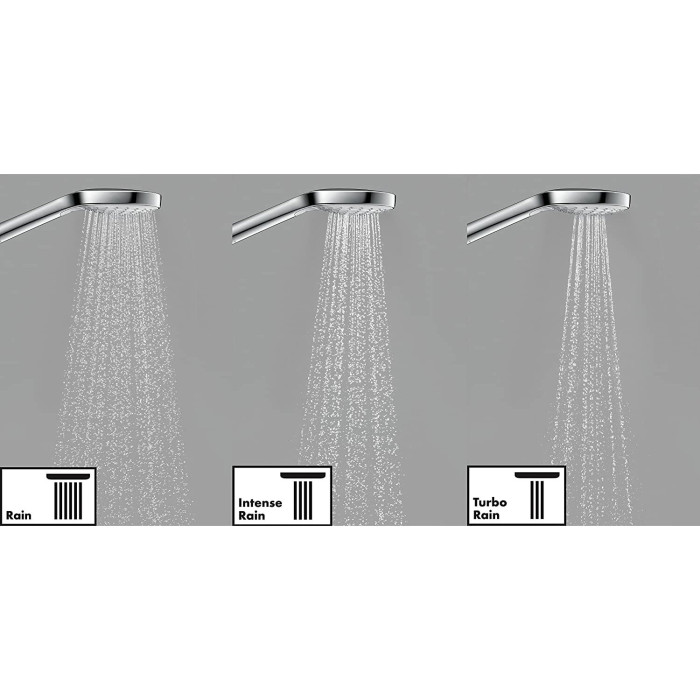 Thermostatic shower mixer with 95.9 cm shower stand HANSGROHE Croma Select S, 27014400