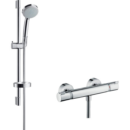 Thermostatic shower mixer with 66.8 cm shower stand HANSGROHE Croma 100, 27034000