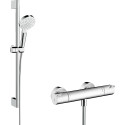Термостатический душевой смеситель с душевым стойком HANSGROHE Crometta 66,9 см, 27812400