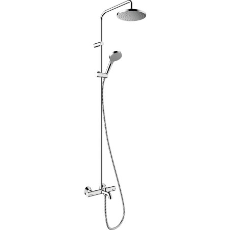 Thermostatic rain shower system with spout for bathtub HANSGROHE Vernis Blend 200 1jet, 26079000