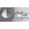 The advantage of the DURAVIT D-code 525x320 mounted under the countertop, 0338490000