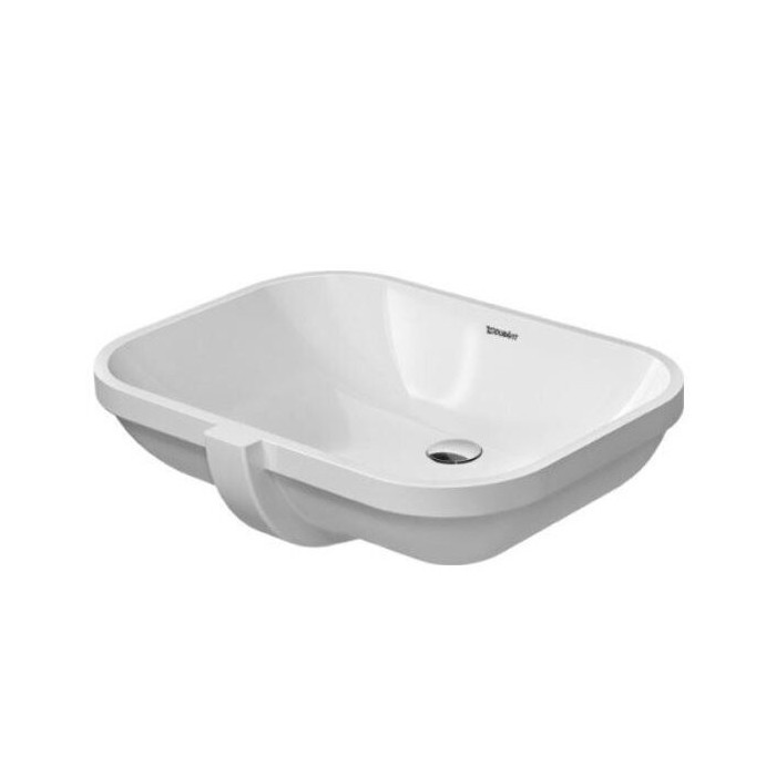 Под столешницей устанавливается раковина DURAVIT D-код 560x400, 0338560000