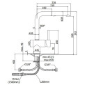 Смеситель для кухни PAFFONI Light, LIG285NO-MET