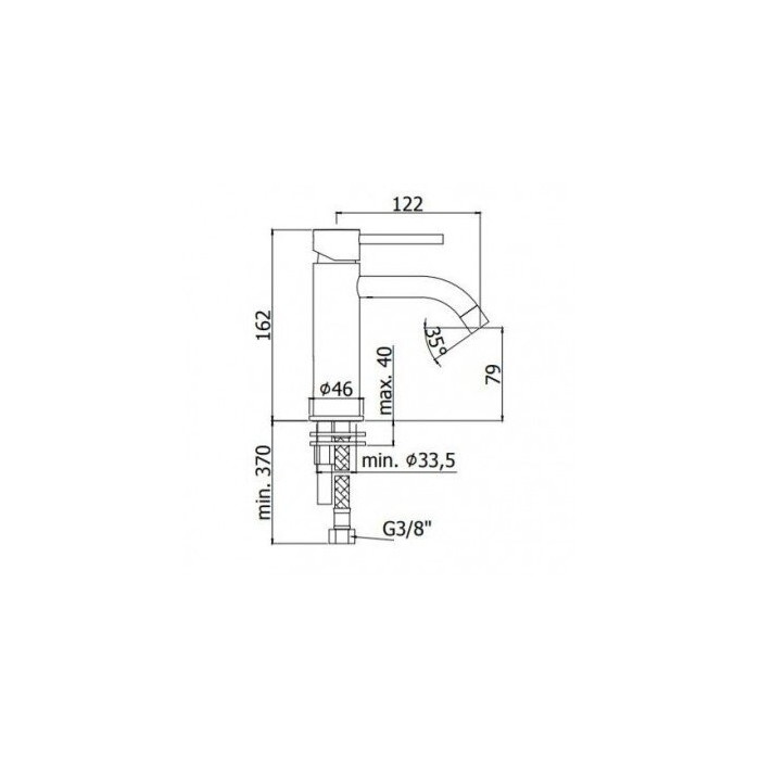 Segisti bidet PAFFONI Light, LIG131NO