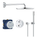 Встраиваемый термостатический душевой комплект GROHE Grohtherm Rainshower Cosmopolitan 310, 34731000
