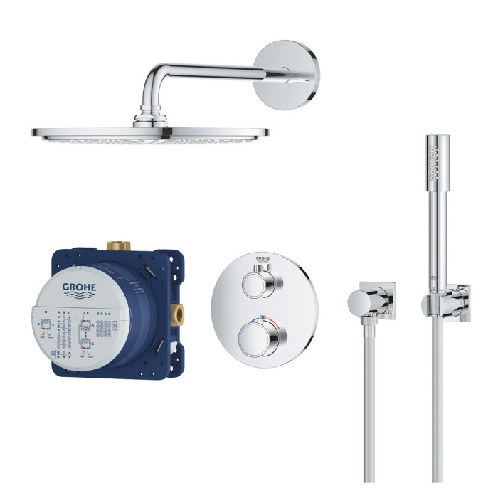 Potise termostaatiline dušikomplekt GROHE Grohtherm Rainshower Cosmopolitan 310, 34731000