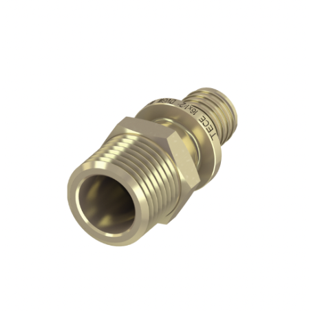 Соединение латунное TECEflex 63 x 2"" наружное, 765513