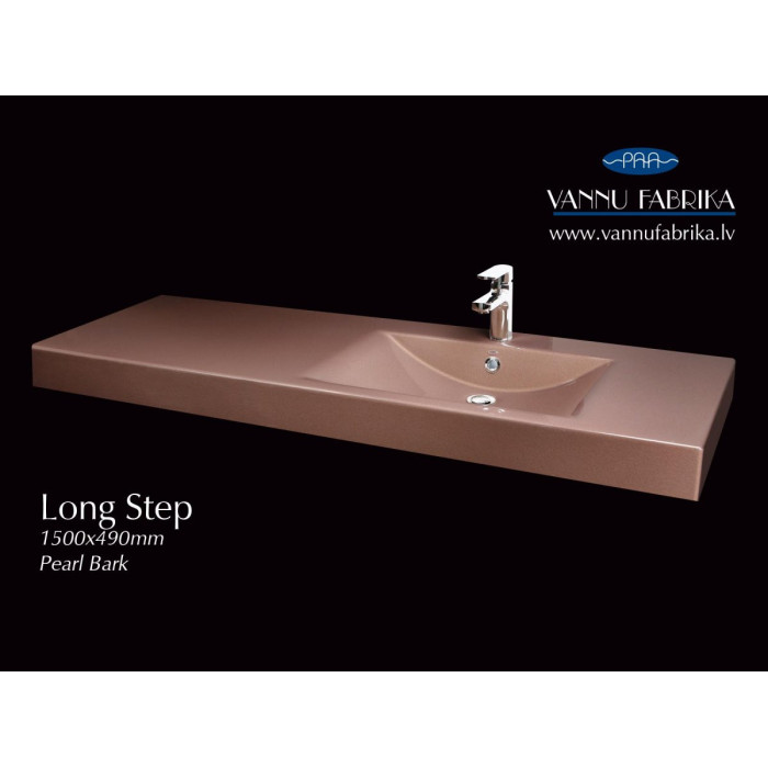 Kivi massist mööblipesu PAA Long Step, 1500 x 490 mm, ILS1500/L/00
