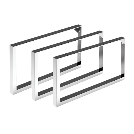 Sets of holders for washbasin 3 pcs. PAA, (white) IZKLSW/00