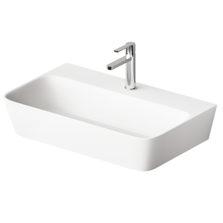 Paigaldatav kraanikauss PAA Quadro Silkstone, 700 x 430 mm, IQUAS/00
