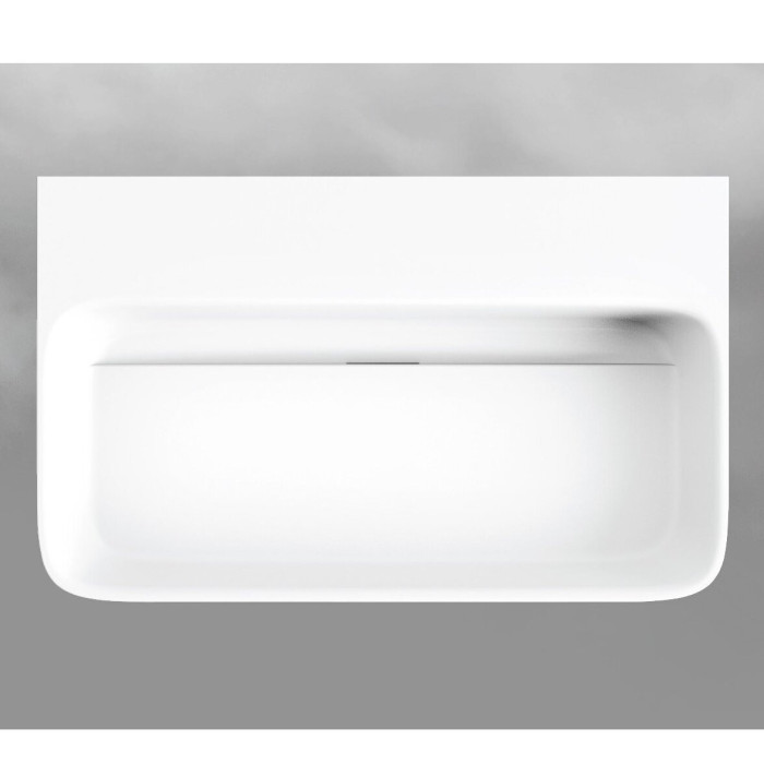 Paigaldatav kraanikauss PAA Quadro Silkstone, 700 x 430 mm, IQUAS/00