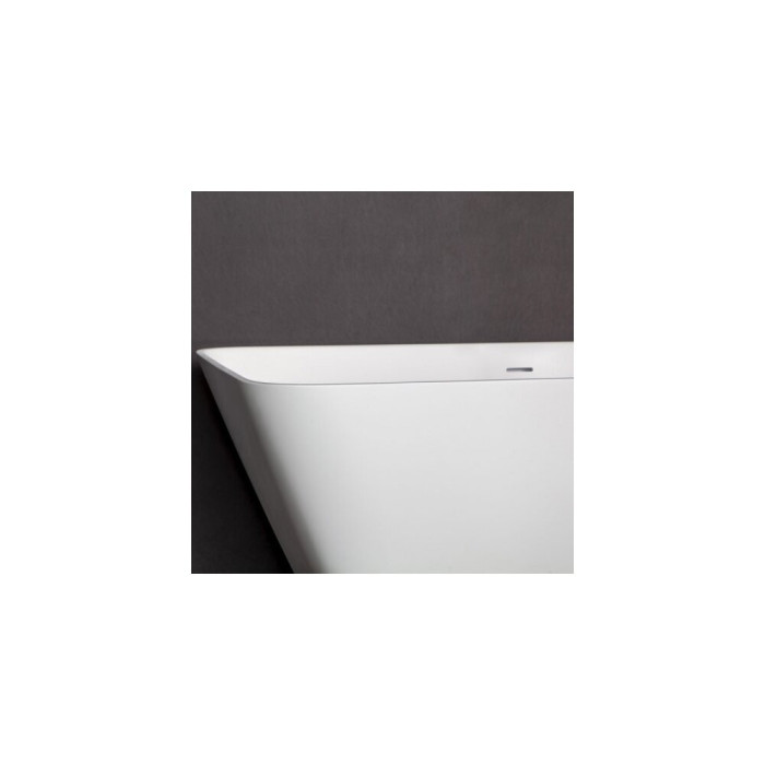 Stone composite bathtub PAA Quadro Silkstone, 700 x 1590 mm, VAQUABSS/00