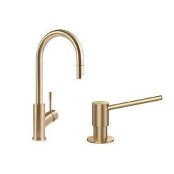 Mixer for sink with soap dispensers VILLEROY & BOCH Umbrella Flex, 92540003+92362003
