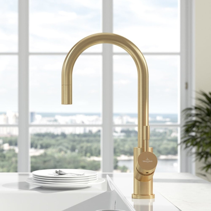 Segisti valamu koos seebidosaatoritega VILLEROY & BOCH Umbrella Flex, 92540003+92362003