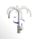 Mixer for sink with soap dispensers VILLEROY & BOCH Umbrella Flex, 92540003+92362003