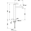 Смеситель для раковины DURAVIT C.1 XL, C11040002046
