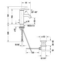 Segisti bidet DURAVIT, C12400001046