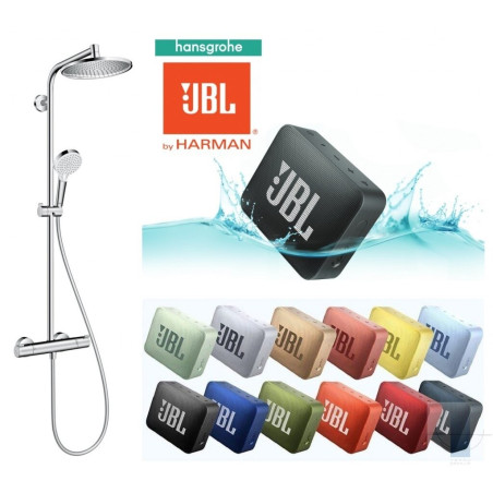 Термостатическая система дождевого душа HANSGROHE Crometta S 240 Varia 1jet, 26781000 + подарок JBL
