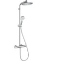 Термостатическая система дождевого душа HANSGROHE Crometta S 240 Varia 1jet, 26781000 + подарок JBL