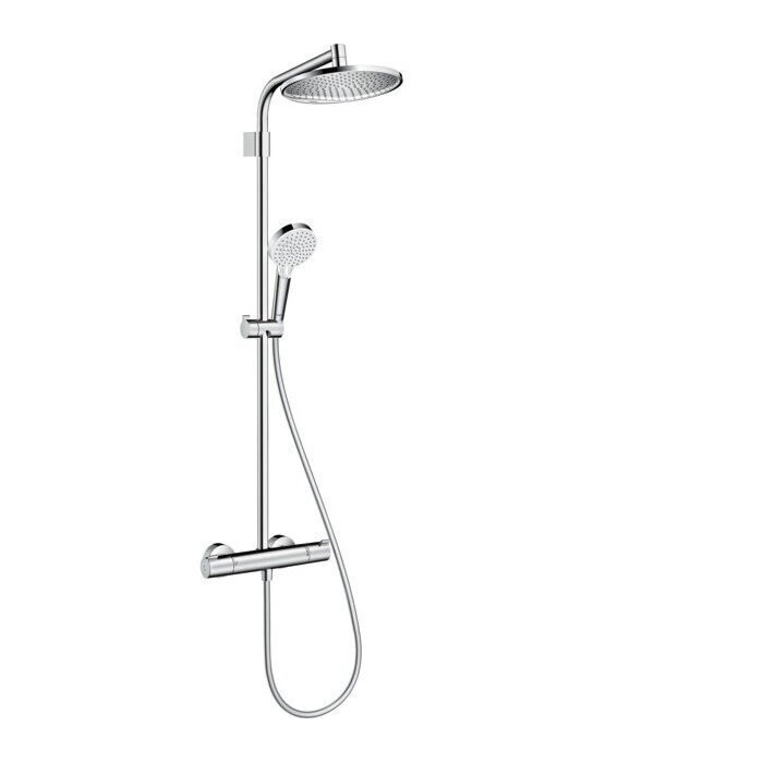 Термостатическая система дождевого душа HANSGROHE Crometta S 240 Varia 1jet, 26781000 + подарок JBL