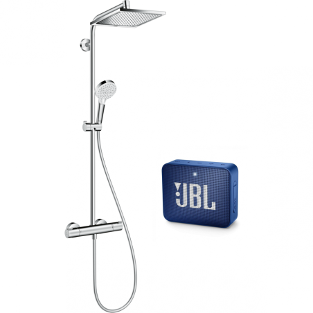Thermostatic rain shower system HANSGROHE Crometta E 240 Varia, 26785000 + JBL gift