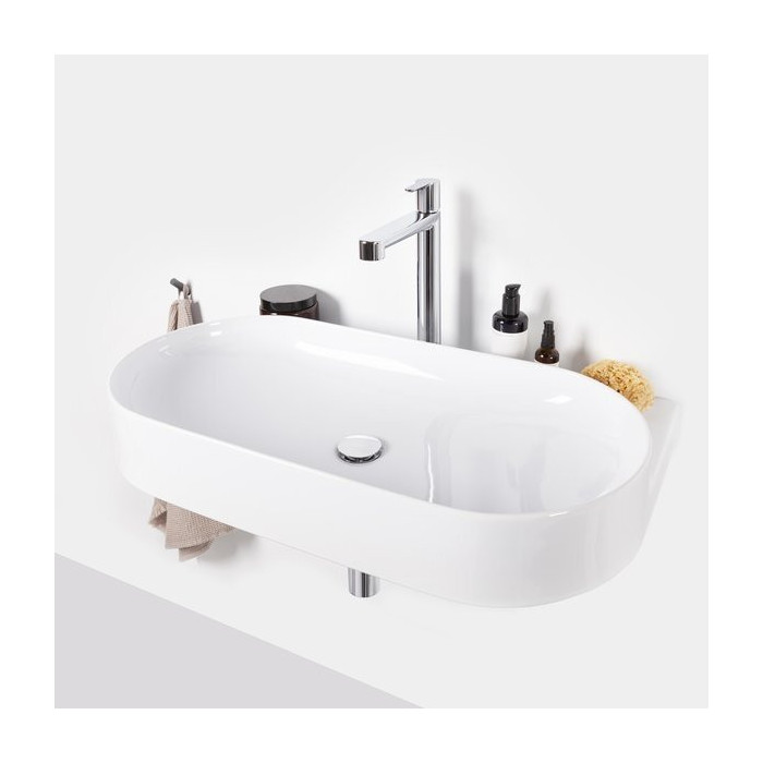 Washbasin with hole for mixer RAVAK Yard 800, XJX01280002