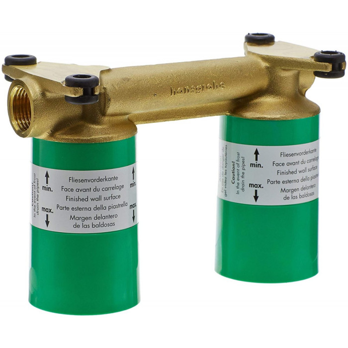 Seinale paigaldatav segisti kraanikausile koos seinale paigaldatava osaga HANSGROHE Talis E 225 mm, 71734140+13622180