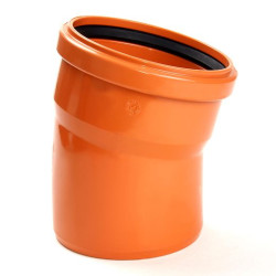 WAVIN outdoor drainage elbow 110 x 22°