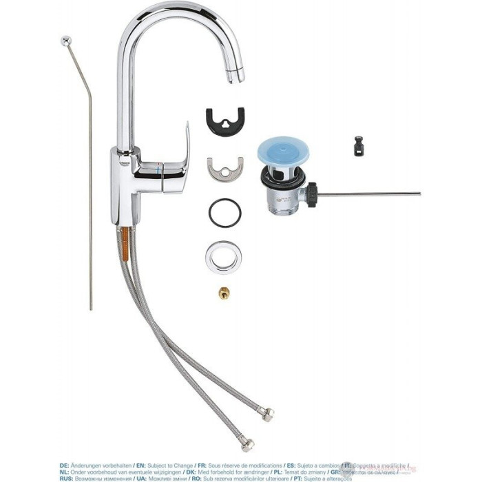 Vannitoa segisti GROHE Eurosmart L, 23537002