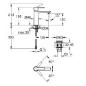 GROHE Lineare L Basin Mixer, 23106001