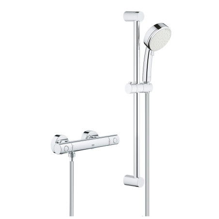 Термостатический смеситель с душевой стойкой GROHE Grohtherm Cosmopolitan 800, 34768000