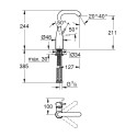 Смеситель для раковины GROHE Essence L, 23541001