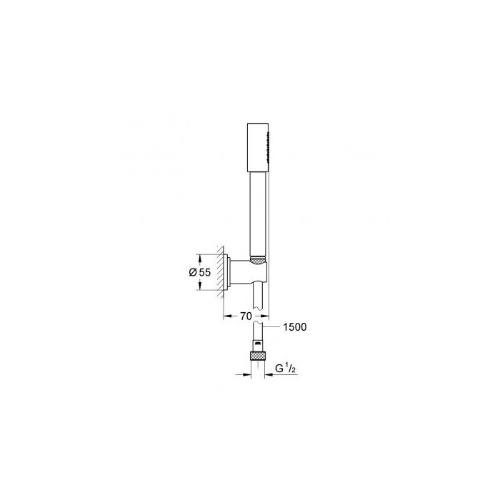 Набор душевого гарнитура GROHE Sena Stick, 28348000