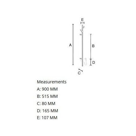 Elektriline rätikute hoidja MEPAheat Long MS90 Wi-Fi