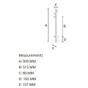 Elektriline rätikute hoidja MEPAheat Long MS90 Wi-Fi