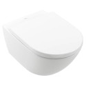 Potinkinio WC raami (4 in 1 Chrome) ja WC komplekt VILLEROY & BOCH Subway 3.0 Twist loputus aeglase sulgemise kaanega ja keraami