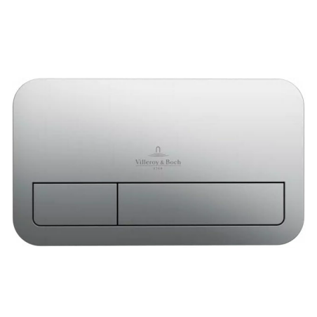 Пластина для слива воды VILLEROY & BOCH из матового хрома, 92249069