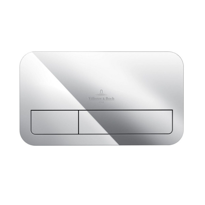 Villeroy & Boch chrome water drain plate, 92249061