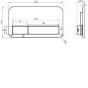 Villeroy & Boch white water drainage plate, 92249068
