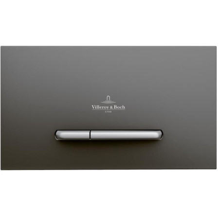 Villeroy & Boch 300S anthracite-matt water flush plate, 922169D8