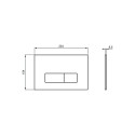 Veepuhastusplaat IDEAL STANDARD Oleas M2 must-matt, R0121A6