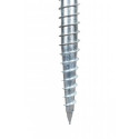 Винтовой ввинчиваемый столб с пластиной M68 (120) x 1000 мм (M12 HDG)