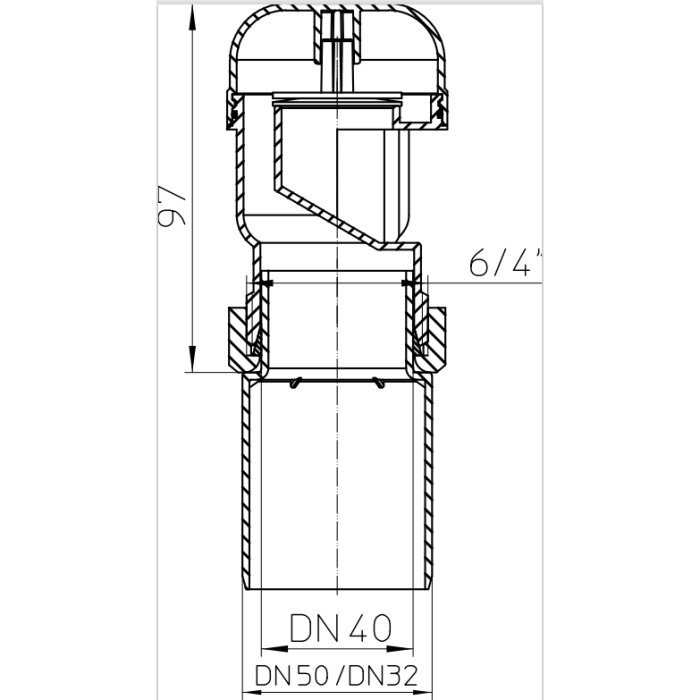 Alsuoklis kanalisatsioonile HL 32-50, HL904