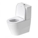 Paigaldatav tualett DURAVIT D-Neo Rimless aeglaselt sulguva kaanega