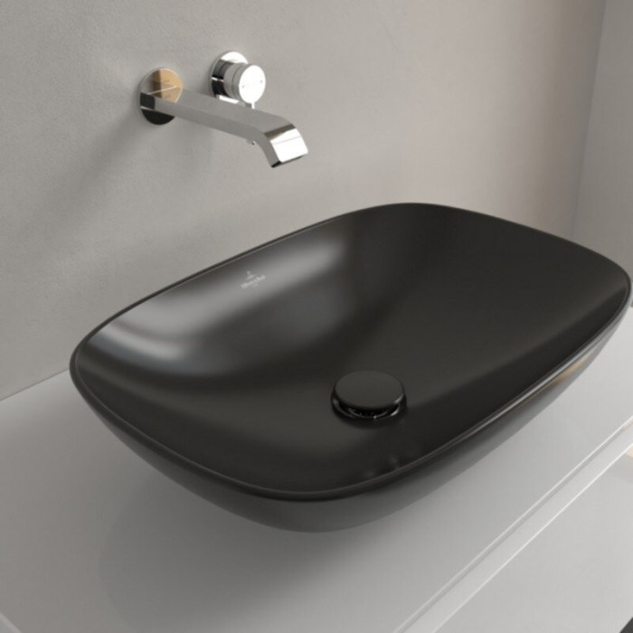 The sink is installed VILLEROY & BOCH Loop & Friends 560x380, 4A4901S5