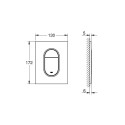 WC water flush button GROHE Arena Cosmopolitan S, 37624GL0