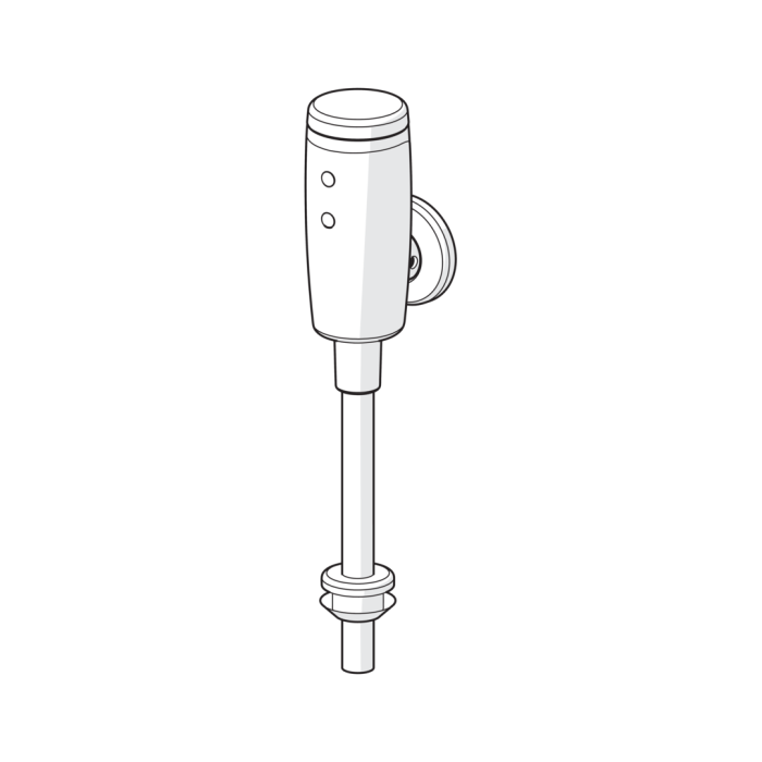 ORAS sensor faucet for urinal with 6V battery power, 6567Z