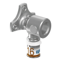 Küünarnukk kinnitatakse metallist UPONOR S-Press PLUS 16 x 1/2"" keskel H 39 mm