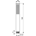 Dušipea metallist IDEAL STANDARD 1 funktsioon, BC774AA