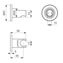 Dušipea hoidja DEAL STANDARD BC806AA